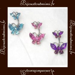 Piercings de Nombril Style Papillon